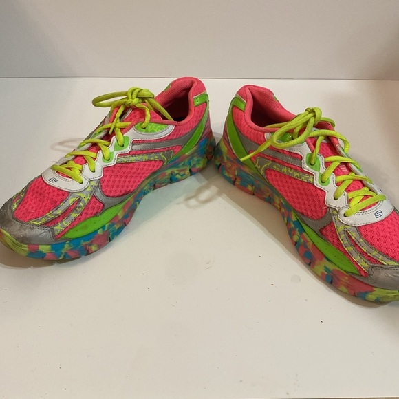 Skechers Women's Synergy Running Shoes Sneakers Pink Multi Confetti Size 10 - Picture 9 of 11